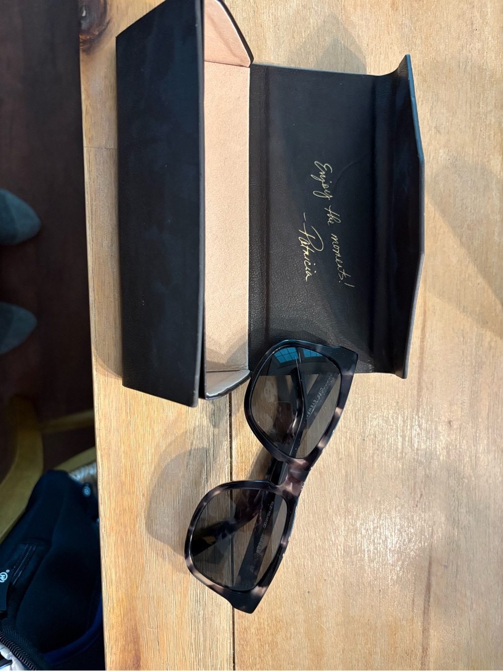 Patricia Nash Tortoiseshell Sunglasses with Black Case